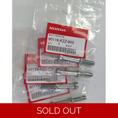 Seat bolt x4 (luggage hook)  - CRF250/300 [90116-KZZ-900]
